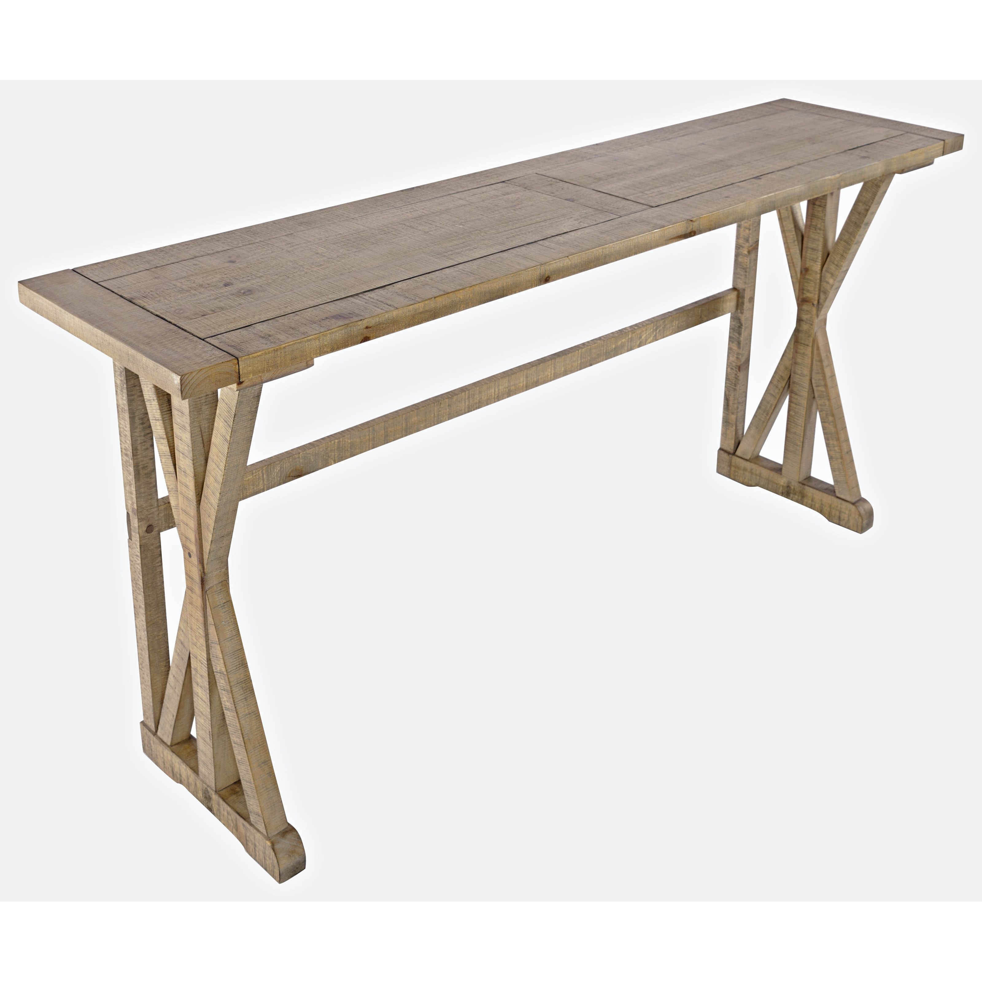 Jofran Carlyle Crossing 192174 Farmhouse Sofa Counter Height 4PC Set